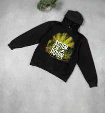 Vintage System Of A Down Ban Zip Hoodie Men Faded Black Size M