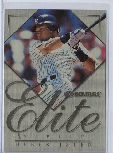 Derek Jeter #4 1998 Donruss Elite Inserts card