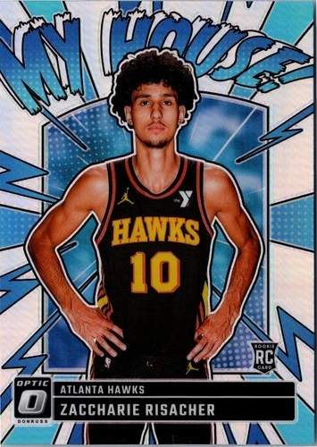 2024-25 Panini Donruss Optic - My House Zaccharie Risacher #13 Holo Prizm (RC)