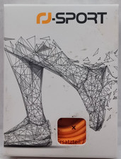 New RJ-Sport Tieless Elastic Shoe Laces Heavy Duty No Tie Shoelaces Orange