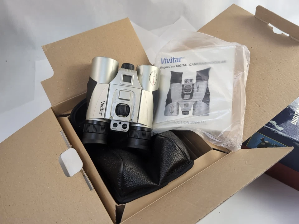 Binocular Vivitar Magna Cam 1025x1: All-In-One Digital Camera & Binocular - New! - Image 2 of 4