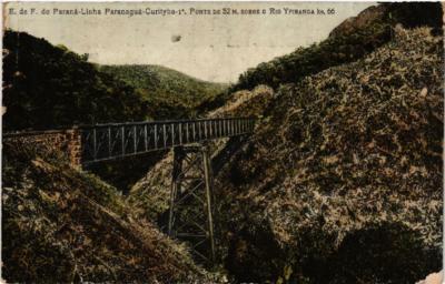 CPA AK E. de F. do PARANA-Linha PARANAgua Curityba BRAZIL (621648)