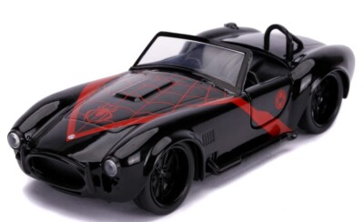 JADA TOYS - SHELBY Cobra 427 SC schwarz 1965 MARVEL Spider-Man - 1
