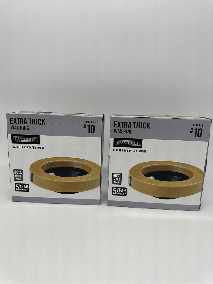 SABON★ Everbilt Wax Ring Toilet Bowl Gasket with Flange Extra Thick