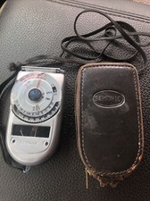 Sekonic Auto-Leader Model 38 Vintage Light Meter Made in Japan w/ Leather Case