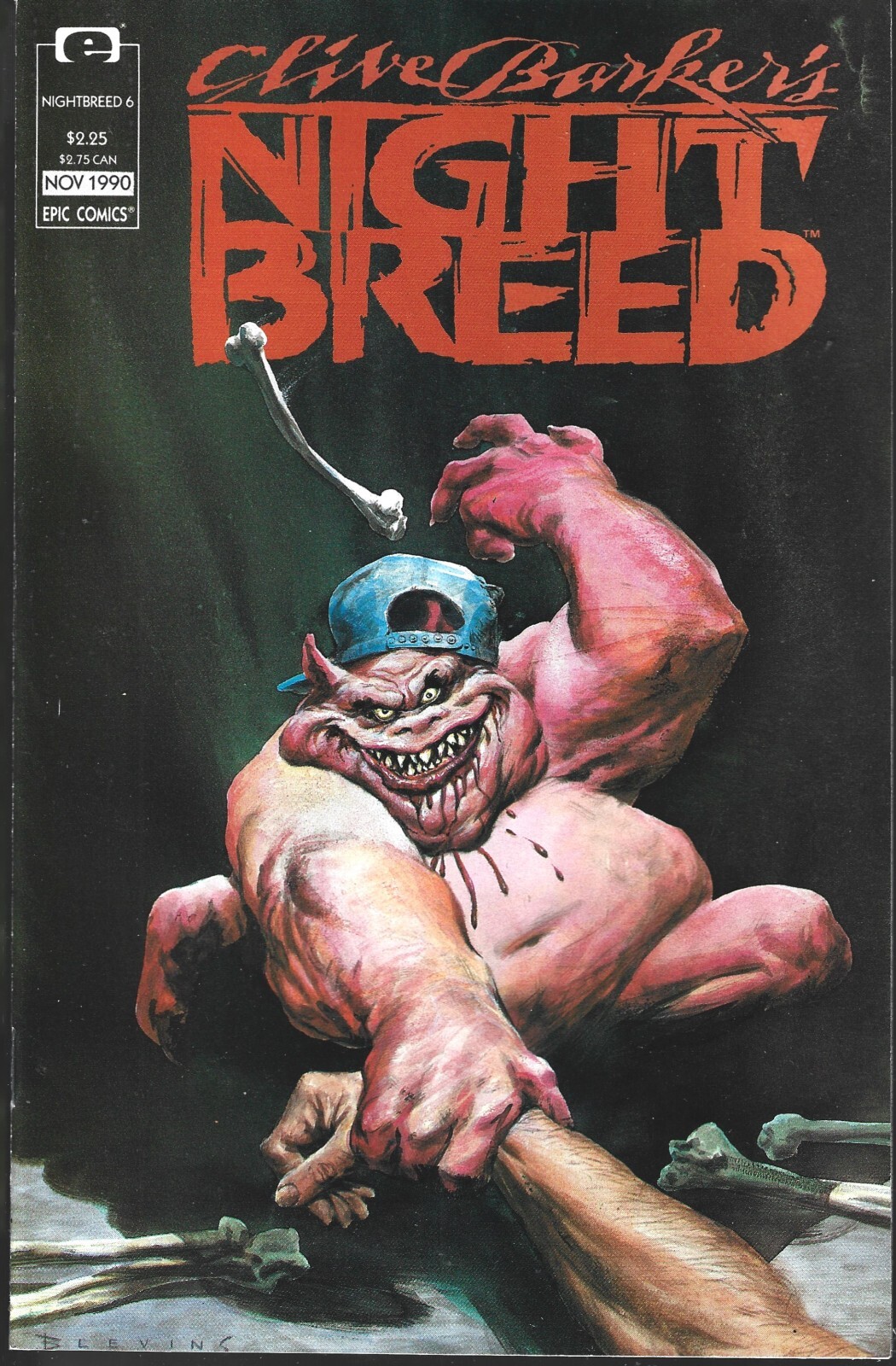 Clive Barker's Night Breed #6 (Nm) Marvel Epic Horror Comic, $3.95 Flat Shipping