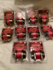 CONTRACTORS /LANDLORDS/WHOLESALE LOT/ 10 NEW DOOR SINGLE CYLINDER DEADBOLT LOCKS