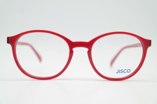 Brille JISCO JOHN Rot Silber Oval Brillengestell eyeglasses Neu