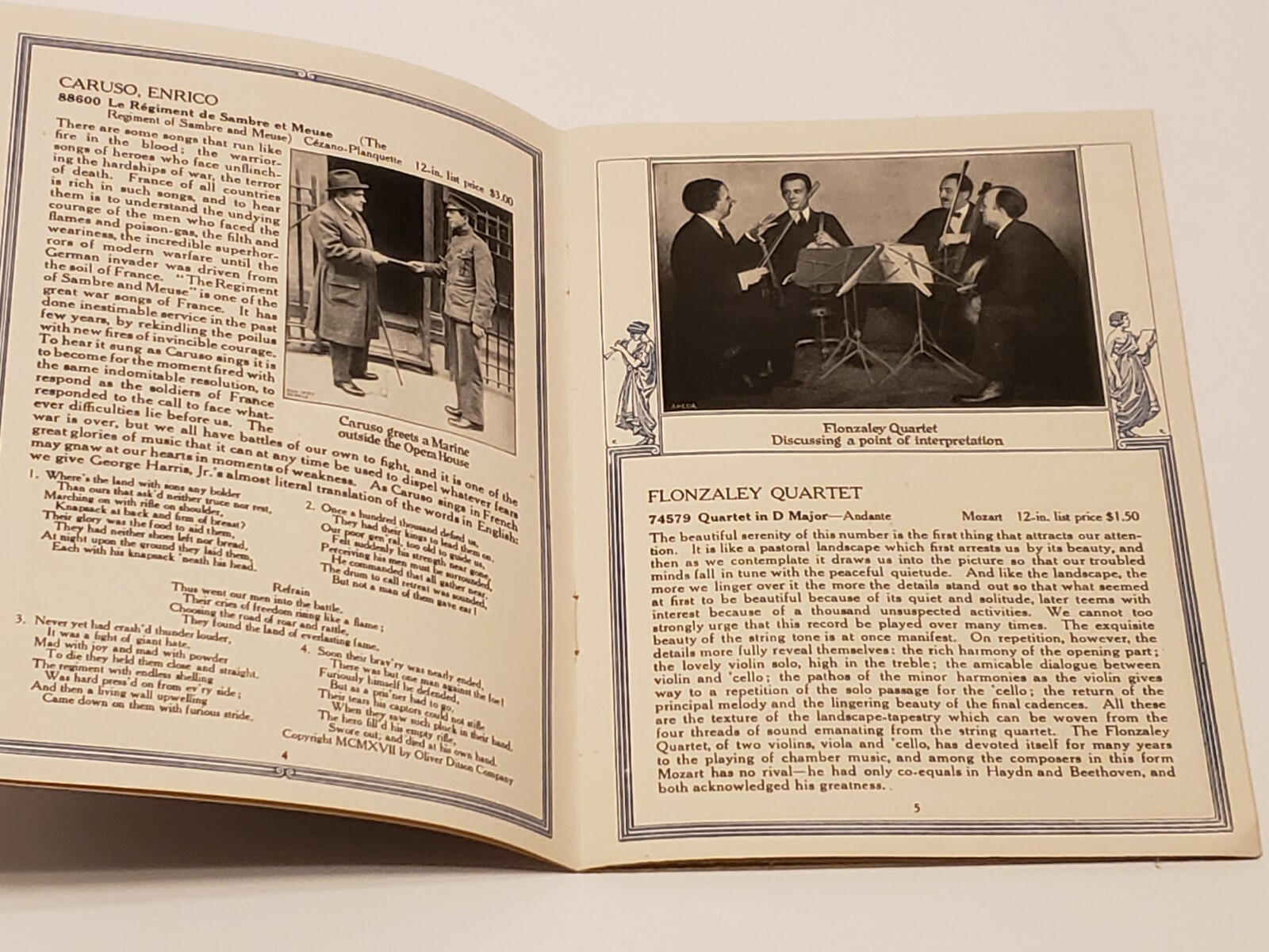 Antique Victor Records April 1919 Phonograph Record Catalog eBay