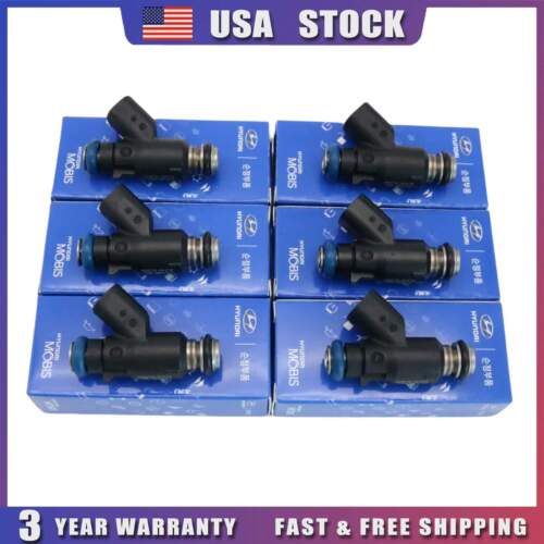 OEM FOR HYUNDAI GENESIS SEDONA AZERA SONATA 3.3L 3.8L V6 FUEL INJECTOR SET OF6