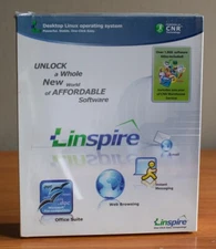 LINSPIRE LINDOWS LINUX SEALED BOX  2004 - BRAND NEW - RARE RETAIL BOX RELEASE!