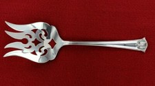 Antique Baker-Manchester MFG Co 7 3/8" Pierced Cold Meat Fork