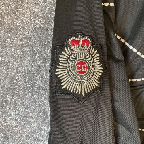 Coogi Jacket Mens XXL Embroidered Black Stitch Track Plaid Spellout Grunge Y2k - Picture 8 of 17