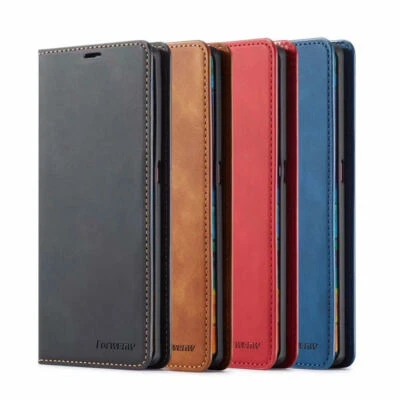 FORWENW Luxury Leather Wallet Flip Phone Case Samsung S 9 Plus 10 5G 20 fe lite 21 Ultra