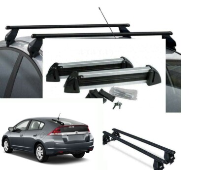 DACHTRÄGER HONDA INSIGHT BJ 2009 + SKITRÄGER 4 PAAR ALUMINIUM 2 SCHLÖSSER