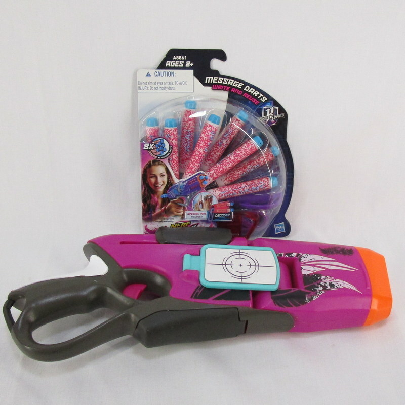 NERF Rebelle コーナーサイト Nerf Rebelle CornerSight Dart Blaster + 8 Message Darts