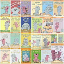 Lot of 5 Mo Willems Kids Books Elephant and Piggie Random Mix