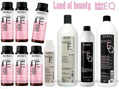 Redken Shades EQ Gloss Demi Hair color 2oz or Solution  Choose Yours 