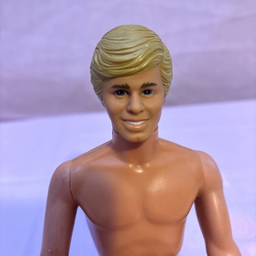 Vintage Barbie Ken Doll Molded Blonde Hair Blue Eyes Mattel 1983 1968 - Picture 2 of 11