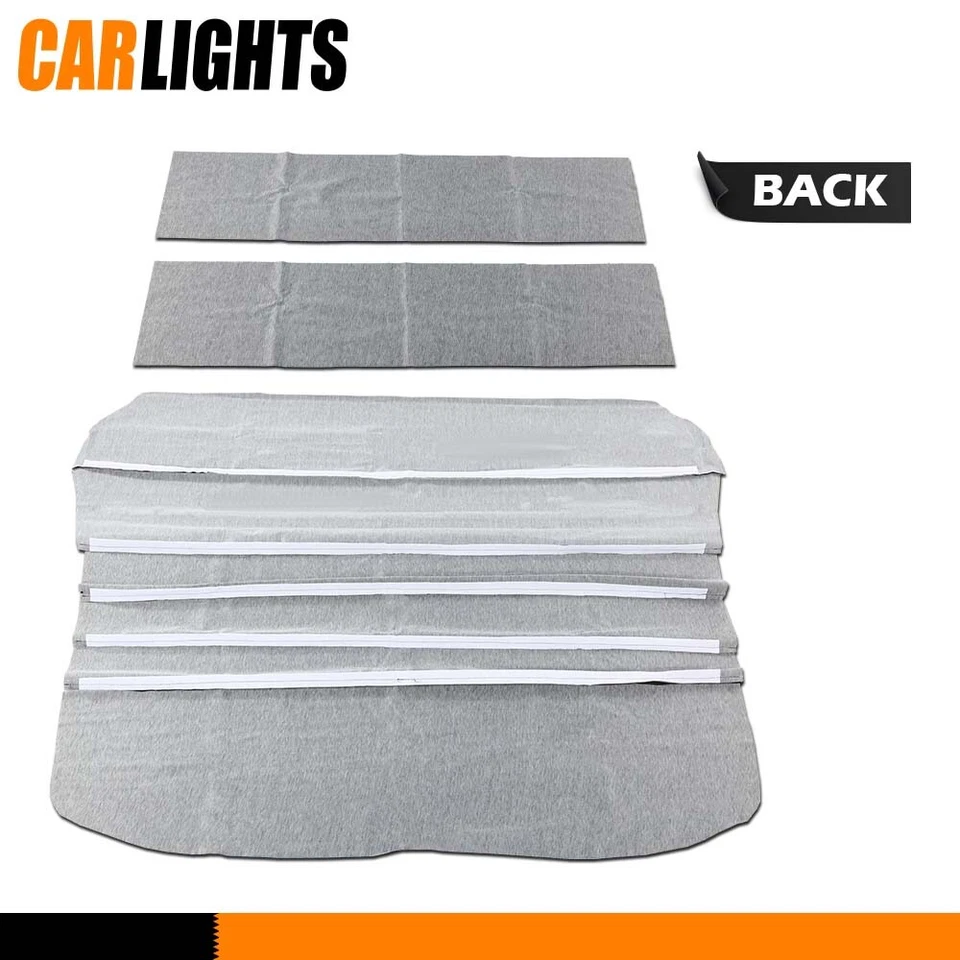 FIT FOR 1969 1970 1971 1972 69-72 OLDSMOBILE CUTLASS 442 BLACK TIRE HEADLINER Foto 3 de 4