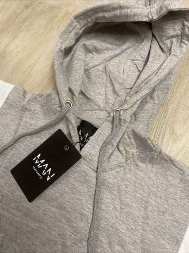Conjunto Chaleco Camiseta y Pantalones Cortos Para Hombre Talla Pequeña, Gris PVP £35 Boohoo Hombre Conjunto Con Capucha - Imagen 4 de 15