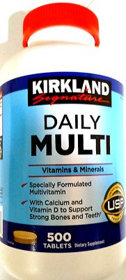 Kirkland Signature Daily Multi 500 Tablets EXP 07/2027