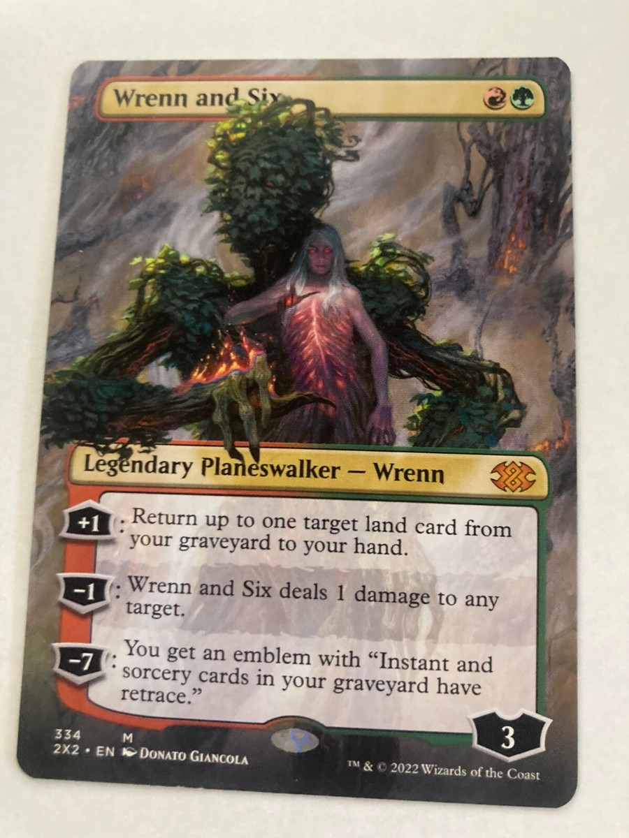 Wrenn and Six (Borderless) - Double Masters 2022 (2X2) MTG 334 | eBay