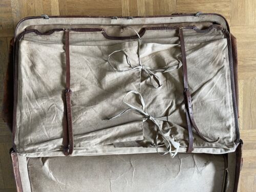 Koffer Arztkoffer Doktortasche Hebammentasche 1880 Patina Leder Oldtimer - Bild 22 von 24