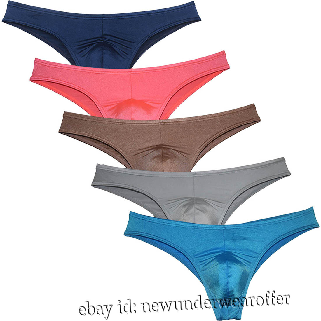 Sexy Men's Sports Bikini Briefs Pucker Posing Underwear Half Cover