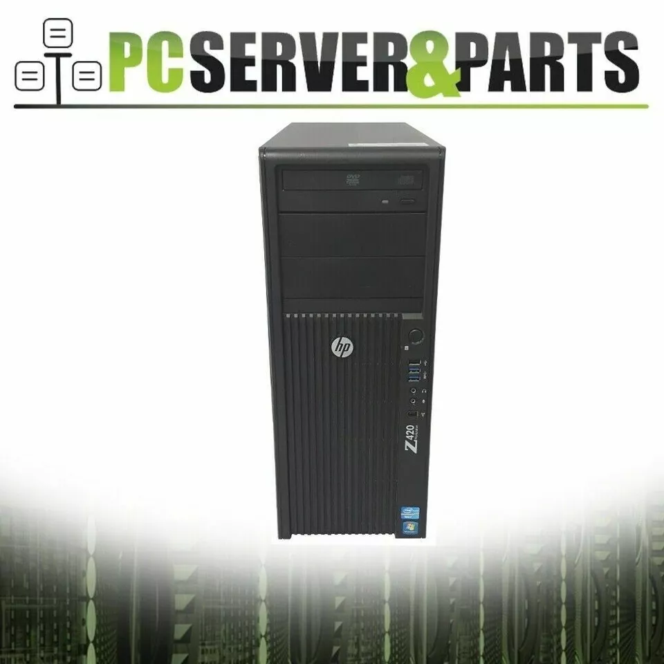 HP - Z420 CAD SolidWorks Workstation Xeon 3.7GHz 16GB RAM 256GB SSD + 1TB Win10 - Image 2 of 4