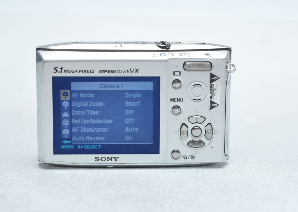 SONY　ソニー　DSC-T5　デジカメ　撮影例有　mb14j64dd t11 Sony Cybershot DSC-T5 5.1MP Digital Camera with 3x Optical
