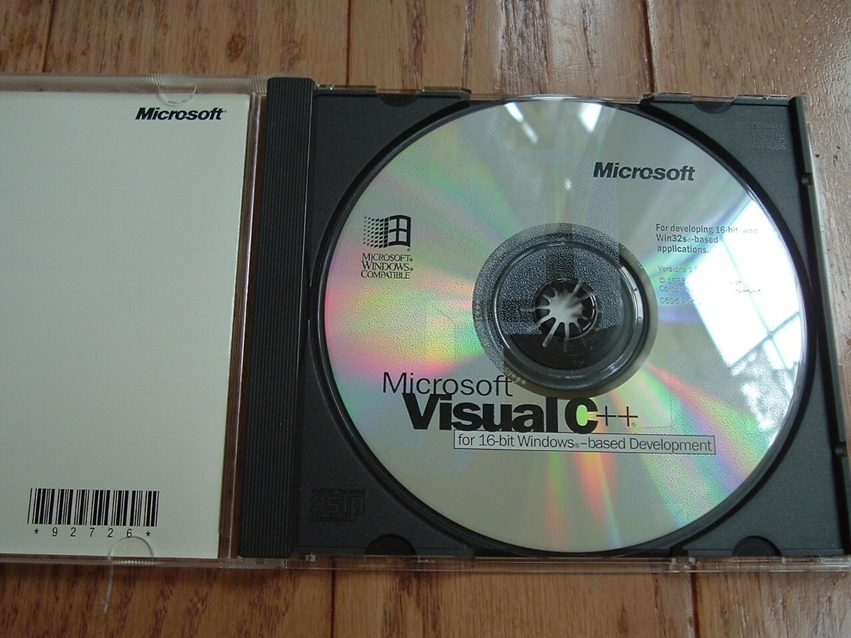 Microsoft Visual C++ for 16 bit Windows Versions 1.52 and 4.1