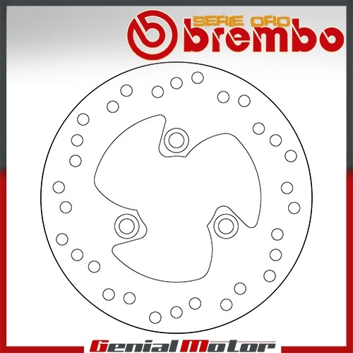 Disco de Freno Fijo Brembo Serie Oro Posterior por Beta Ark 50 1999 > 2002 - Imagen 1 de 2