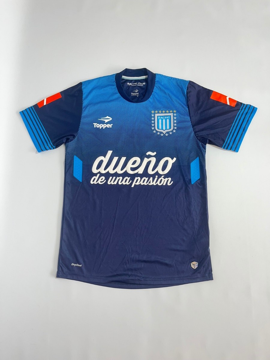 camiseta de fútbol RACING CLUB (argentina) TOPPER firmamento #22 milito tM  10/10