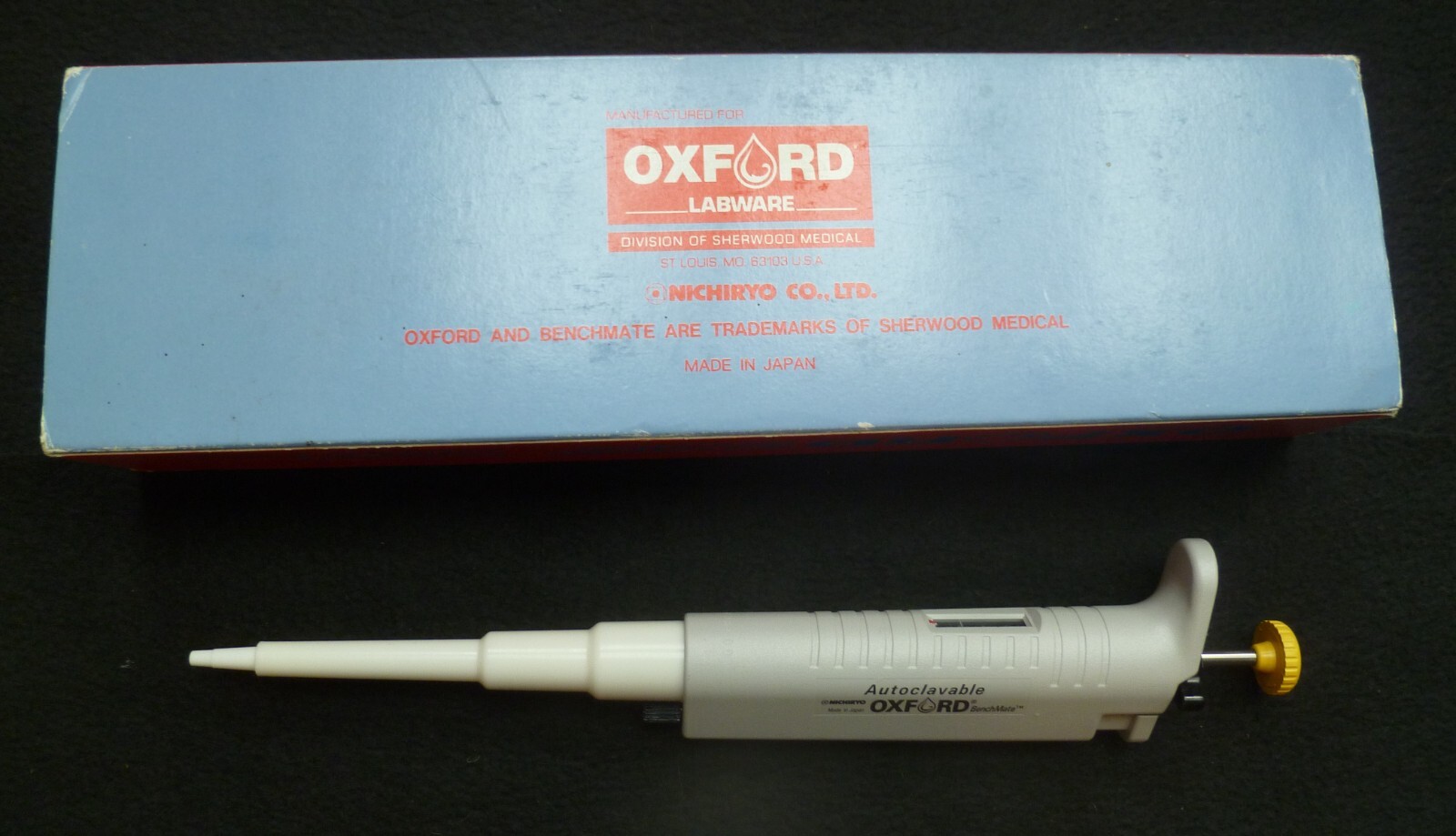 Microliter PIPETTOR Oxford P100 autoclavable BenchMate eBay