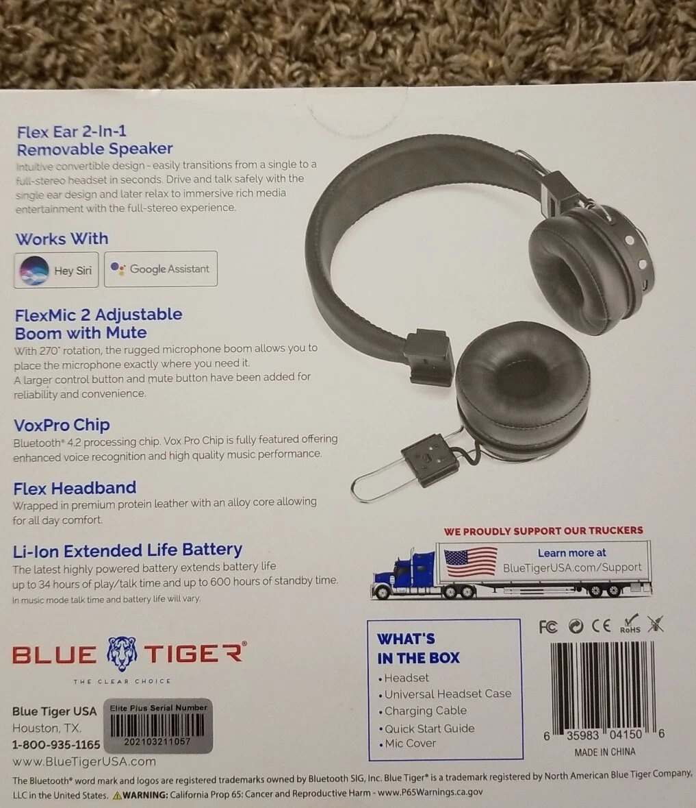 New Blue Tiger bluetooth elite plus. NEW factory sealed eBay