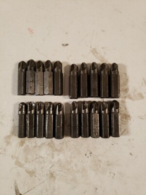Lot Of 20 Apex 212-8 Torque-Set Insert Bit #8