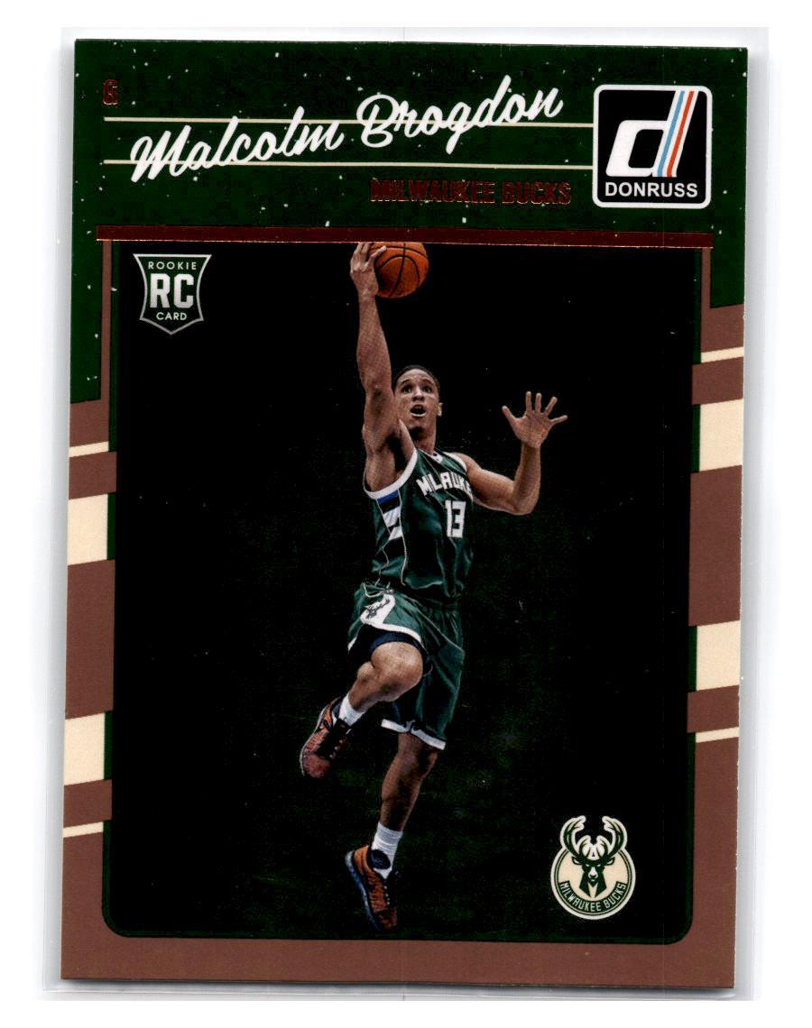 2016-17 Donruss #179 Malcolm Brogdon RC - Milwaukee Bucks