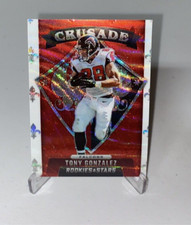 2021 Panini Rookies & Stars Tony Gonzalez Red Wave Crusade Prizm #CR-19 Falcons