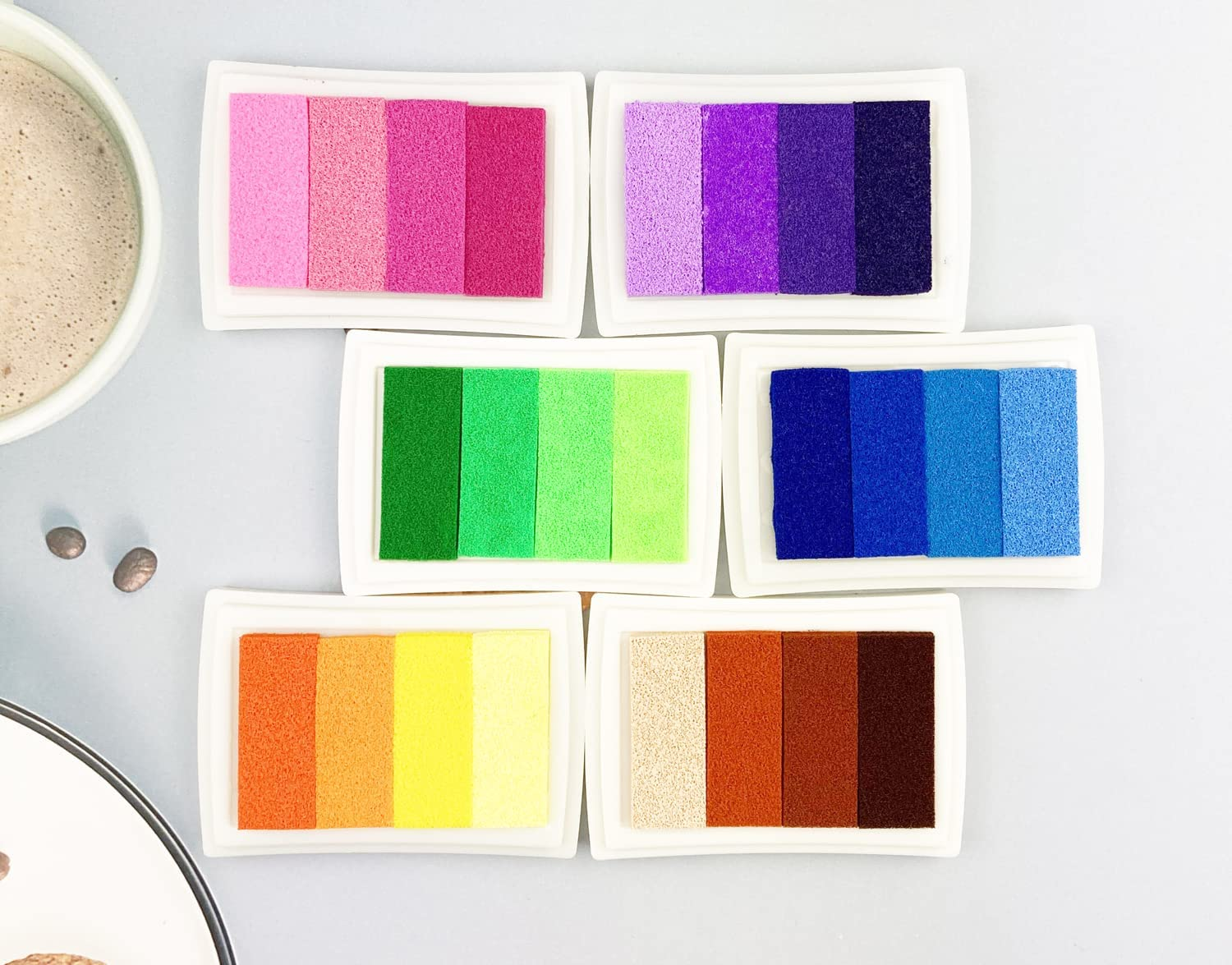 Rainbow Ink Pad,Washable Inks,Finger Ink Pads Multicolor Color Craft Stamp Pad f eBay