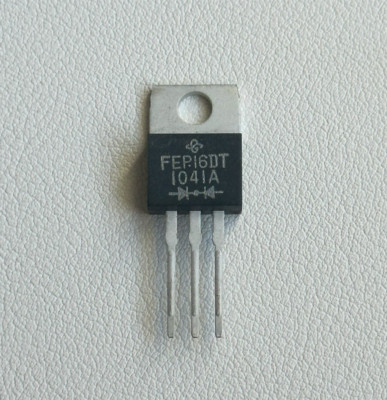 2X | 5X FEP16DT-E3/45 FEP16DT VISHAY Dual Anode Ultrafast Diode 200V 16A TO-220