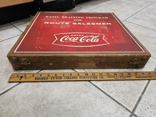 Vintage Coca-Cola Route Salesman Training Program Kit Record Film Case Coke Sign - Picture 4 of 16