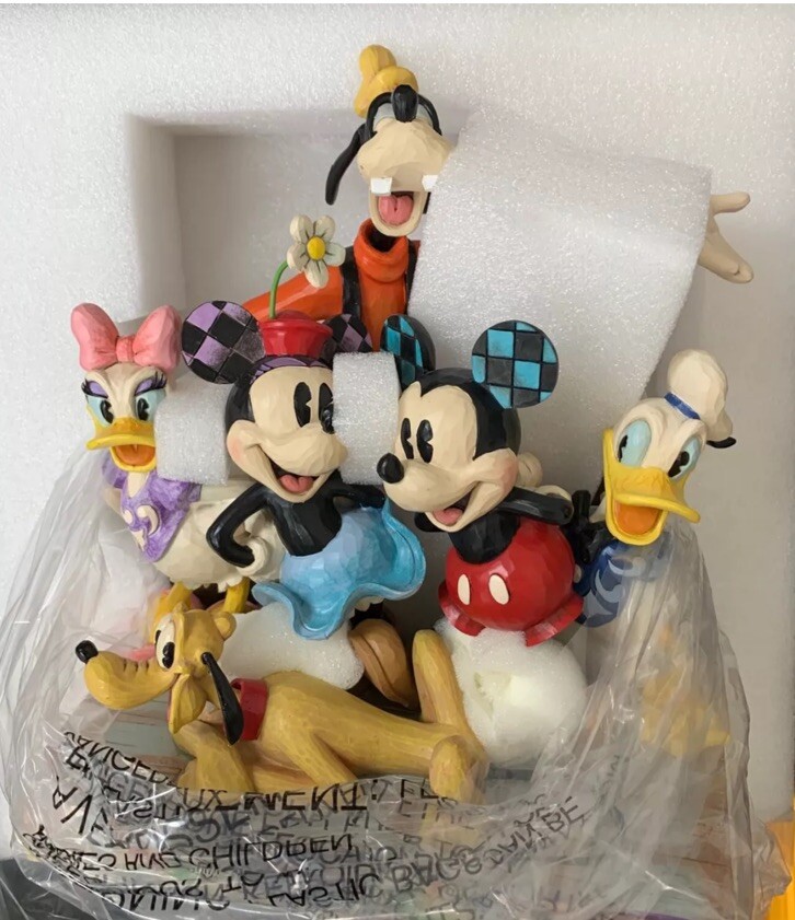 Jim Shore Pals Forever - Mickey & Friends Group 6014331 Disney
