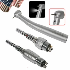  Dental Fiber Optic LED High Speed Handpiece Fit KaV Coupler