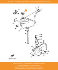 YAMAHA Body, Cap, 47X-21771-00 OEM RD500LC TZR125 TZR250