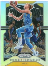 2020 Panini WNBA Prizm Debut COURTNEY VANDERSLOOT #14 SILVER PRIZM SKY