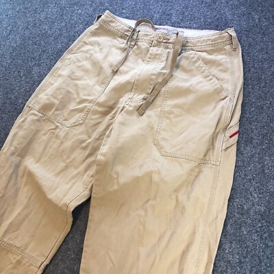Hollister Pants Mens 30x30 Beige Tan Carpenter Baggy Vintage Y2K 90s Skate 