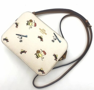 Coach Snoopy Mini Shoulder Camera Bag Sport Print Japan Limited 