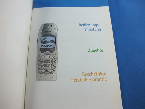 Original Nokia 6310i manuel d'utilisation allemand manuel d'utilisation conseils - Photo 3/12