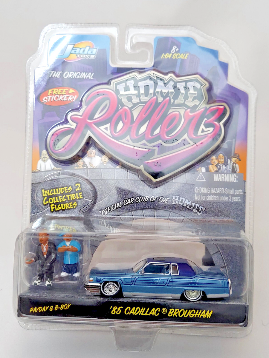 Jada 85 Cadillac Brougham Homie Rollerz Lowrider + Payday & B-Boy